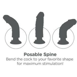 King Cock-Vibratore Dildo con testicoli 23 cm Natural-Waterproof 13 King Cock-Vibratore Dildo con testicoli 23 cm Natural-Waterproof — PIPEDREAMS · Vibratori (imaginea 5)