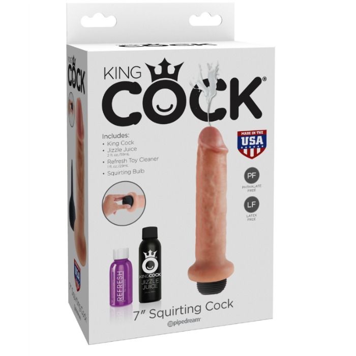 Pipedreams-King Cock Dildo con Eiaculazione 17,8 cm 6 Pipedreams-King Cock Dildo con Eiaculazione 17,8 cm · Dildo & Stimolatori (imaginea 6)