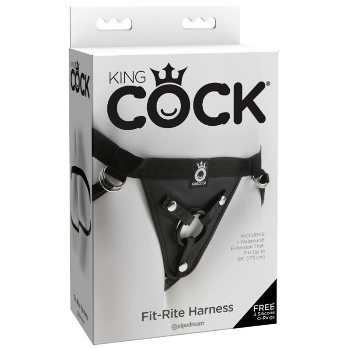 King Cock-Imbracatura regolabile in PVC 1 King Cock-Imbracatura regolabile in PVC — PIPEDREAMS · Strap-on & Imbracature