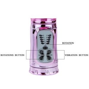 Baile Rotations-Vibratore ricaricabile con rotazione e stimolatore · Vibratori (immagine 10)