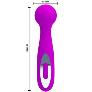 High Tech-Wade Massaggiatore Ricaricabile 12 Funzioni-Silicone, 12 velocità 11 High Tech-Wade Massaggiatore Ricaricabile 12 Funzioni-Silicone, 12 velocità — PRETTY LOVE · Vibratori (immagine 2)