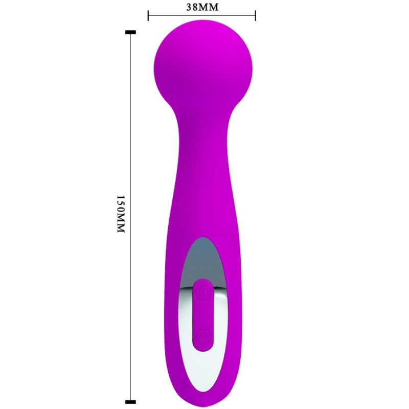 High Tech-Wade Massaggiatore Ricaricabile 12 Funzioni-Silicone, 12 velocità 2 High Tech-Wade Massaggiatore Ricaricabile 12 Funzioni-Silicone, 12 velocità — PRETTY LOVE · Vibratori (immagine 2)
