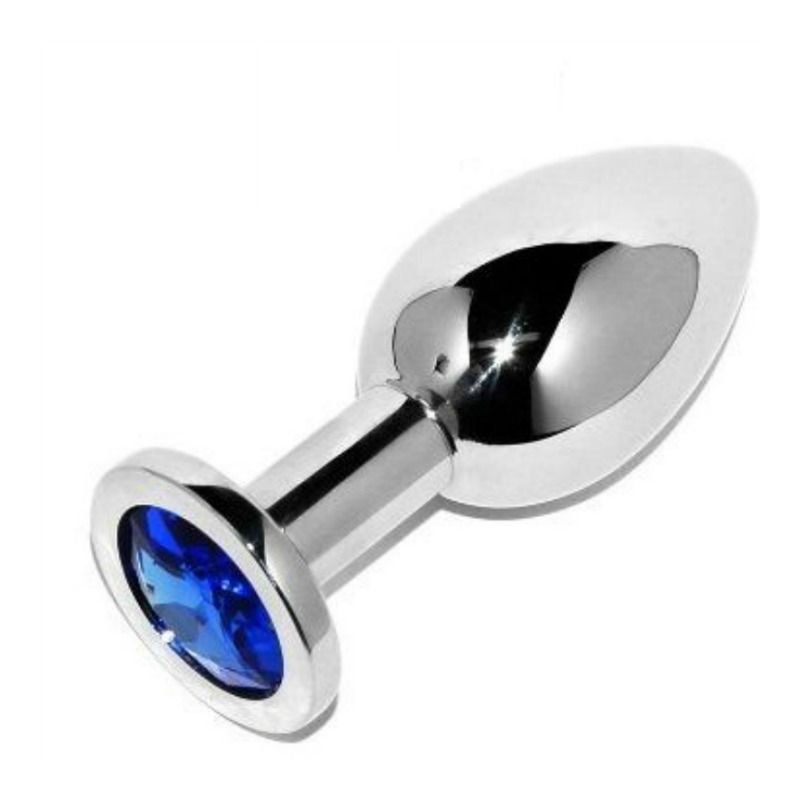 Metal Hard-Plug anale Diamond Blue Mic 5.71 cm 2 Metal Hard-Plug anale Diamond Blue Mic 5.71 cm · Accessori BDSM (imaginea 2)