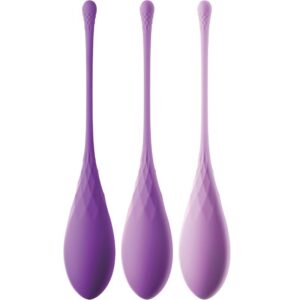 Fantasy For Her-Set di sfere Kegel-Silicone, impermeabile
