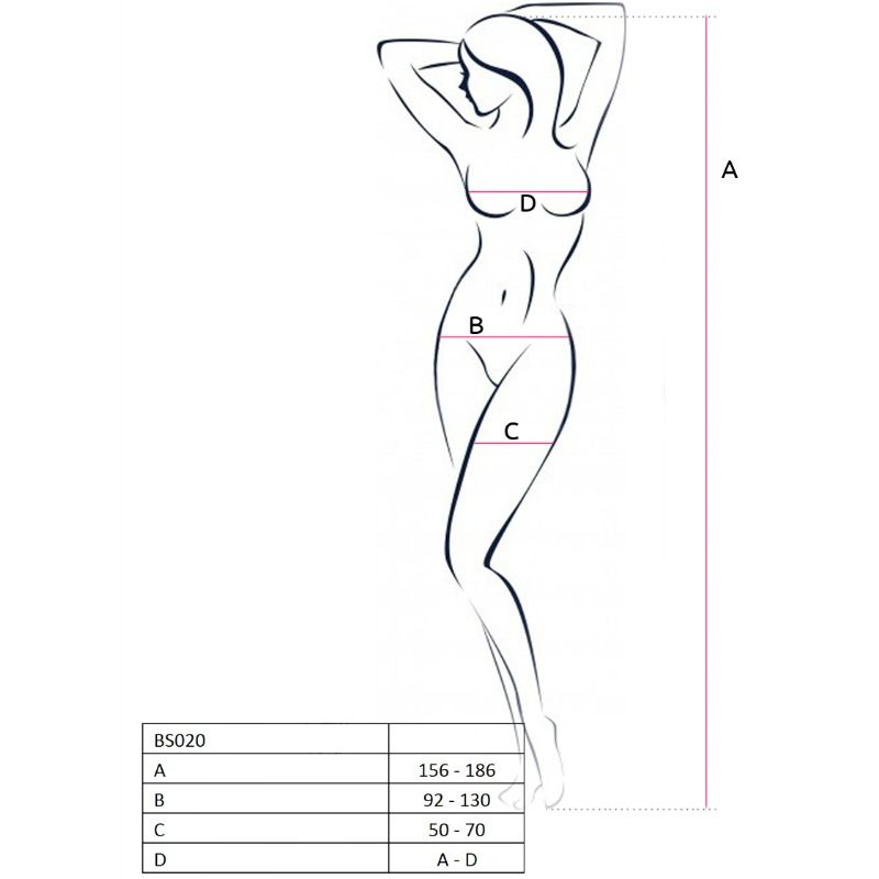Passion Woman Bodystockings-Woman BS020 Bodystocking · Lingerie spicy & Bodystocking (imaginea 3)