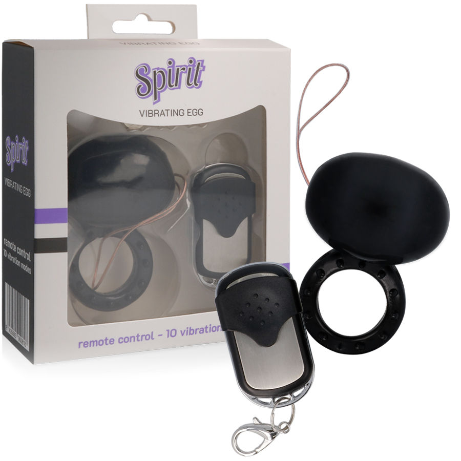 Spirit-Anello vibrante per il pene con telecomando Nero · Anelli & Guaine per pene (immagine 2)