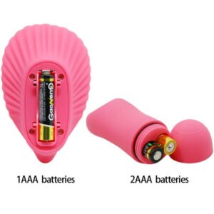 Remote Control-Conchiglia Stimolatore con Telecomando-Silicone, 12 velocità — PRETTY LOVE · Vibratori (imaginea 7)