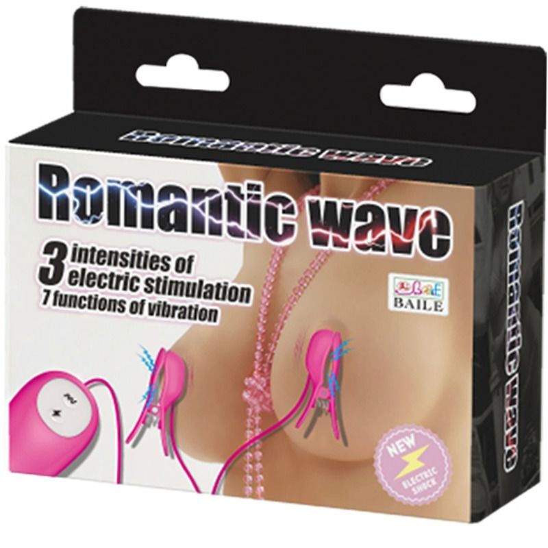 Baile Stimulating-Romantico Wave Morsetti per capezzoli 2 Baile Stimulating-Romantico Wave Morsetti per capezzoli · Accessori BDSM (imaginea 2)