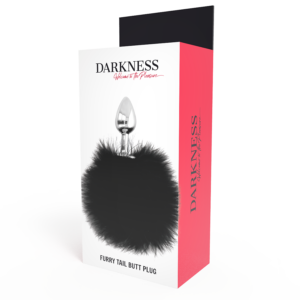 Darkness Anal-Plug anale Extra con Coda Nero 7 cm · Accessori BDSM (immagine 4)