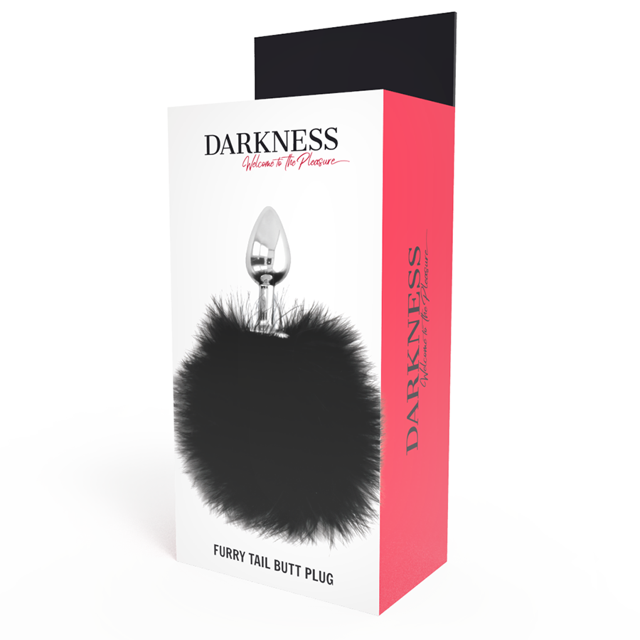 Darkness Anal-Plug anale Extra con Coda Nero 7 cm · Accessori BDSM (immagine 4)