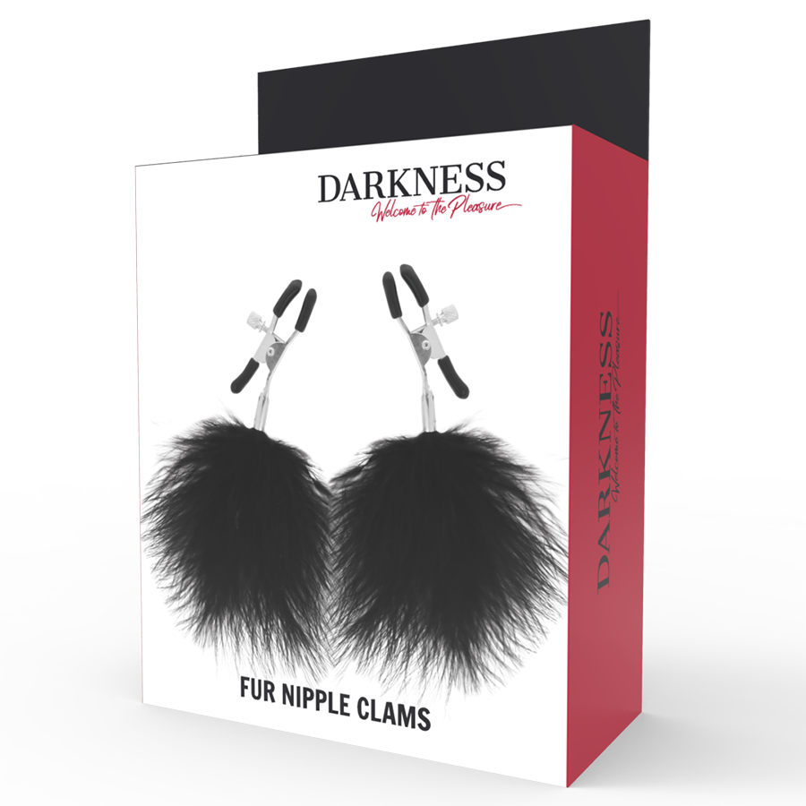 Darkness Sensations-Pom-pom Morsetti per capezzoli, Set 2-Metal 3 Darkness Sensations-Pom-pom Morsetti per capezzoli, Set 2-Metal · Accessori BDSM (imaginea 3)