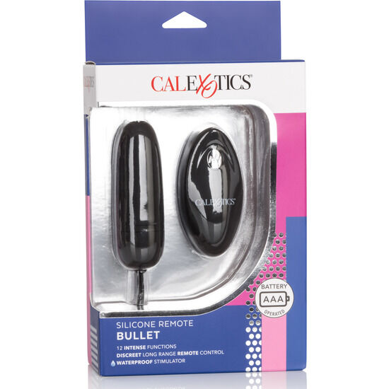 Calexotics-Vibratore a proiettile con telecomando Nero-12 velocità · Vibratori (imaginea 2)