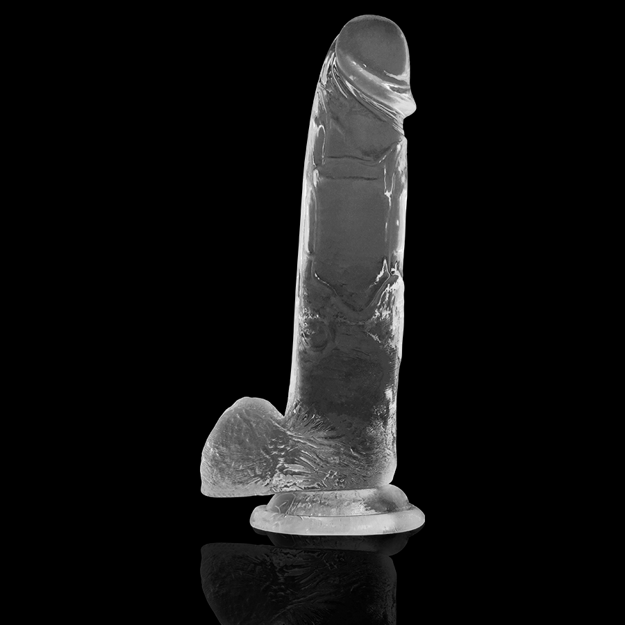 X Ray-Dildo Trasparente con testicoli 22 cm -o- 4.6 cm-Jelly · Dildo & Stimolatori (imaginea 5)