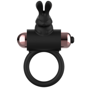 Coquette Toys-Anello Vibratore per Pene Nero/Oro-Silicone — COQUETTE CHIC DESIRE · Anelli & Guaine per pene (imaginea 3)