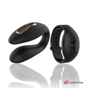 Anne's Desire-Dual Pleasure Tecnologia Watchme, Nero-Silicone, 7 — ANNE´S DESIRE · Giocattoli per coppie (imaginea 2)