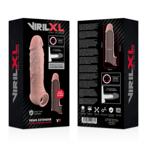 Virilxl-Liquido Silicone V9 Extension Pene · Anelli & Guaine per pene (immagine 9)