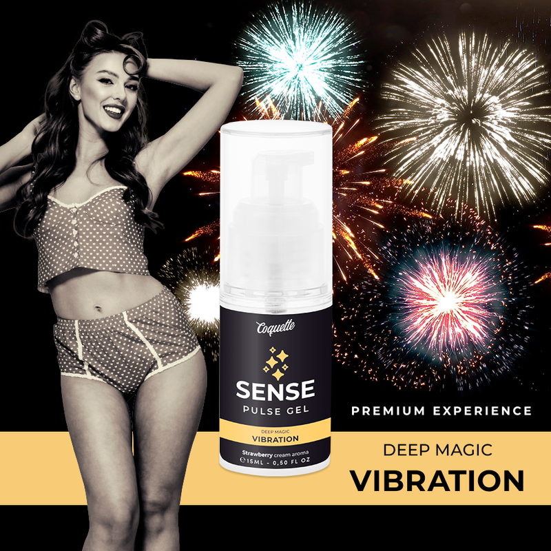 Coquette Cosmetics-Pulse Gel Fragole Magic Vibrazione Premium 15ML 2 Coquette Cosmetics-Pulse Gel Căpșuni Magic Vibrație Premium 15ML — COQUETTE CHIC DESIRE · Afrodisiace Femei (imaginea 2)
