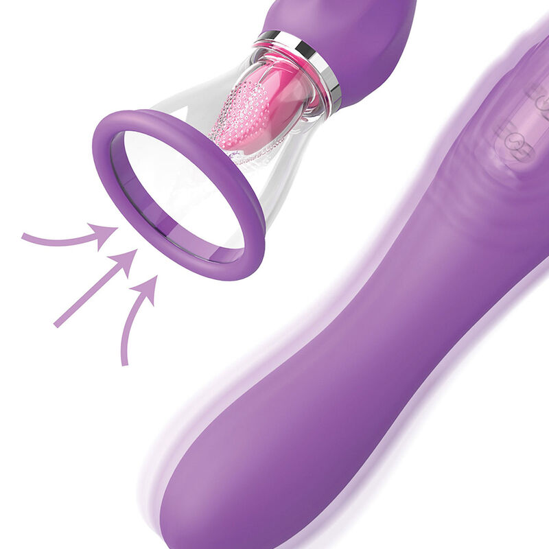 Fantasy For Her – Ultimate Pleasure Max, Stimolatore 4-in-1 con Tubo 3 Fantasy For Her – Ultimate Pleasure Max, Stimolatore 4-in-1 con Tubo — PIPEDREAMS · Vibratori (imaginea 3)
