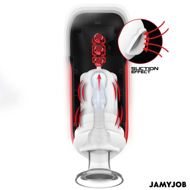 Jamyjob-Blaze Masturbatore Automatico con Aspirazione e Vibrazione 2 Jamyjob-Blaze Masturbatore Automatico con Aspirazione e Vibrazione · Anelli & Guaine per pene (imaginea 2)