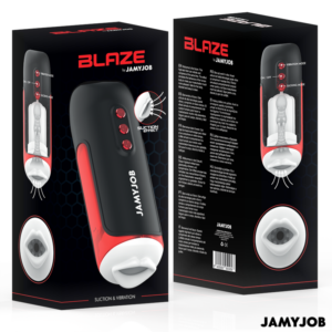 Jamyjob-Blaze Masturbatore Automatico con Aspirazione e Vibrazione 14 Jamyjob-Blaze Masturbatore Automatico con Aspirazione e Vibrazione · Anelli & Guaine per pene (imaginea 7)