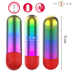 Intense Fun Toys-Debbie Rainbow Clitoride Vibrante Bullet 70 x 12 Intense Fun Toys-Debbie Rainbow Clitoride Vibrante Bullet 70 x · Vibratori (imaginea 4)