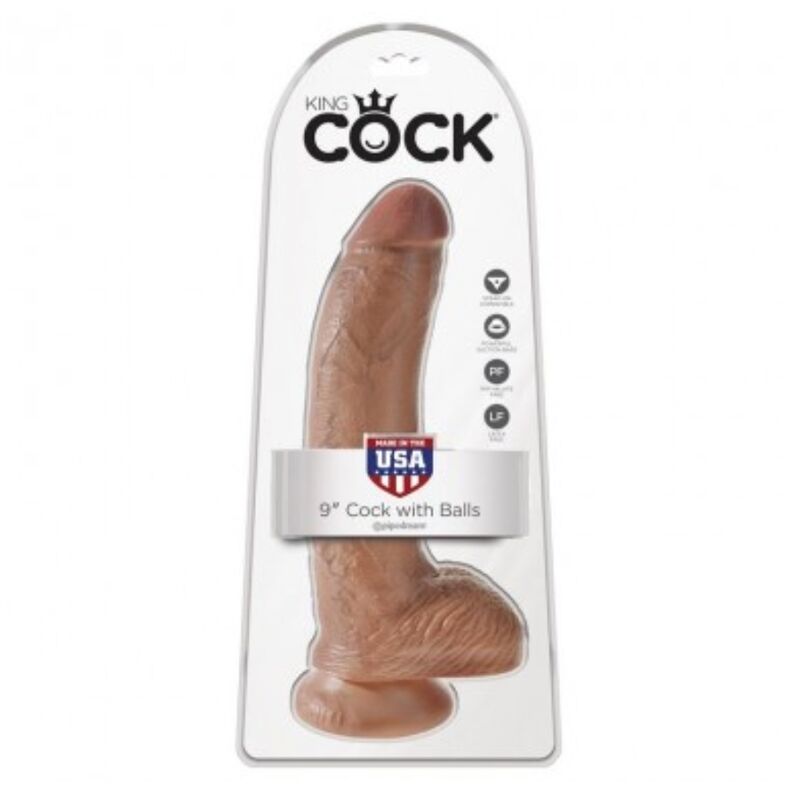 King Cock – Dildo realistico con testicoli e Ventosa 22,8 cm 2 King Cock – Dildo realistico con testicoli e Ventosa 22,8 cm — PIPEDREAMS · Dildo & Stimolatori (imaginea 2)