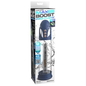 Pump Worx-Max Boost Pro Flow Blue Vacuum Pump 30,5 cm - Ricaricabile — PIPEDREAMS · Anelli & Guaine per pene (imaginea 3)
