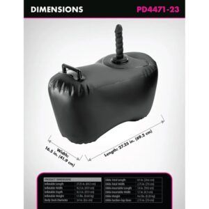 Fetish Fantasy Series-Body Dock gonfiabile Love Seat With Dildo 11 Fetish Fantasy Series-Body Dock gonfiabile Love Seat With Dildo — PIPEDREAMS · Cuscini erotici (imaginea 4)