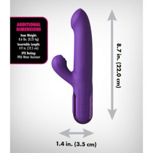 Fantasy For Her – Super Sonix Thruster Rabbit 22 cm — PIPEDREAMS · Vibratori (immagine 3)