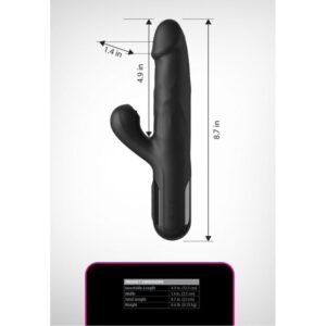 Fetish Fantasy Series-Sonix Silicone Thruster Rabbit Vibrator — PIPEDREAMS · Vibratori (imaginea 7)