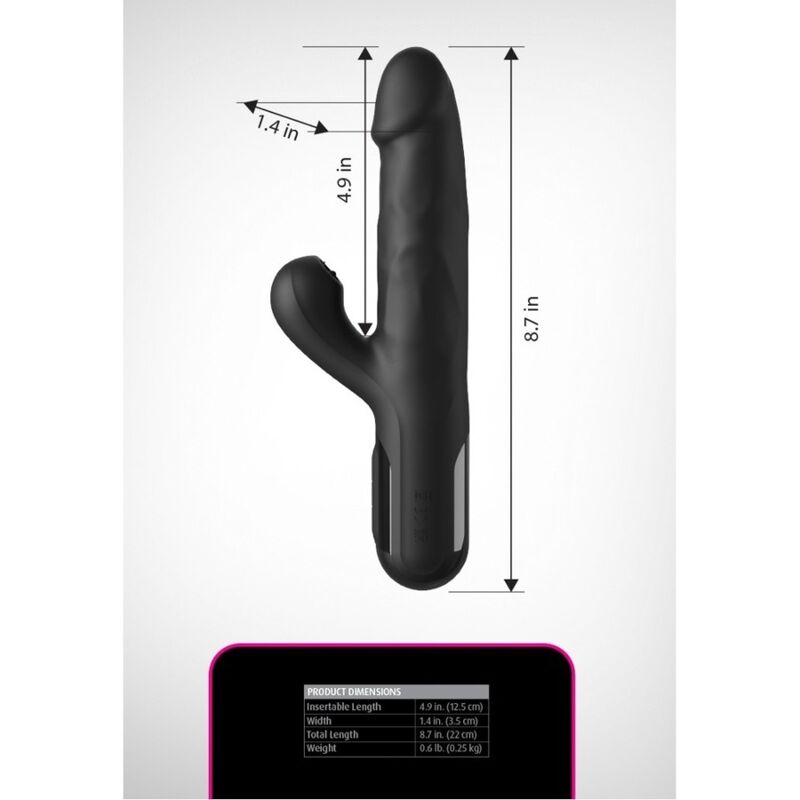 Fetish Fantasy Series-Sonix Silicone Thruster Rabbit Vibrator — PIPEDREAMS · Vibratori (imaginea 7)