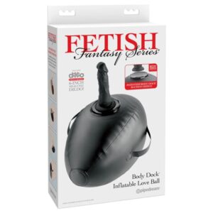 Fetish Fantasy Series-Body Dock Sedia Gonfiabile Con Dildo Nero