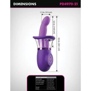 Fantasy For Her – Ultimate Pleasure Pro Plus Rabbit 20,3 cm — PIPEDREAMS · Vibratori (imaginea 2)