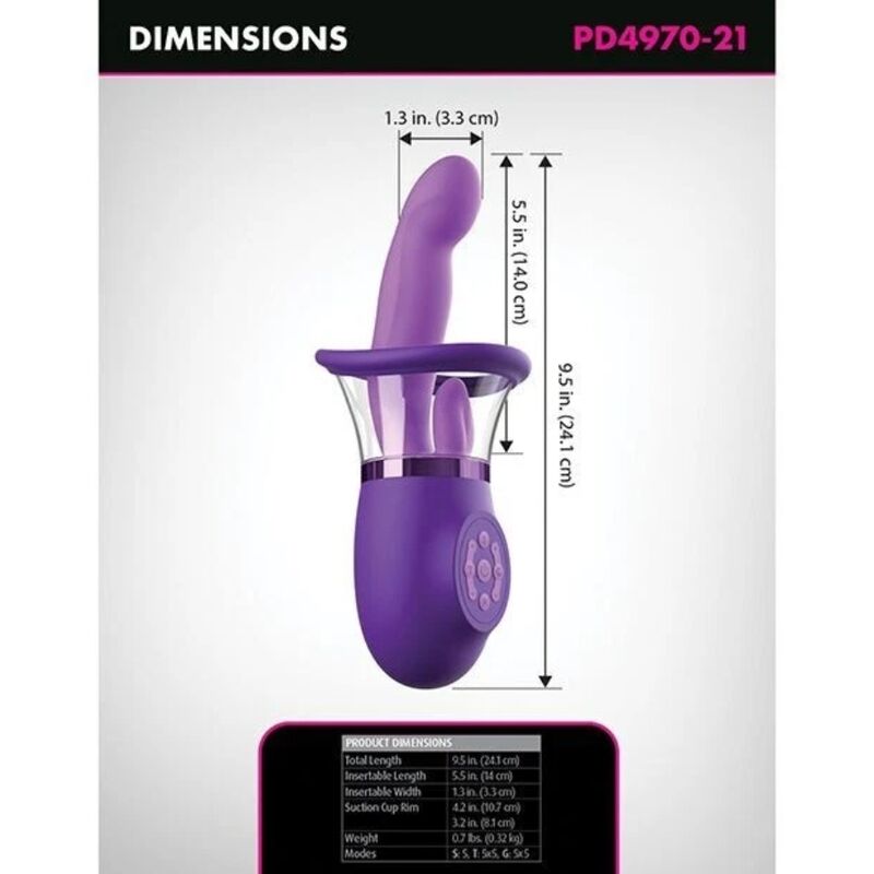 Fantasy For Her – Ultimate Pleasure Pro Plus Rabbit 20,3 cm — PIPEDREAMS · Vibratori (immagine 2)