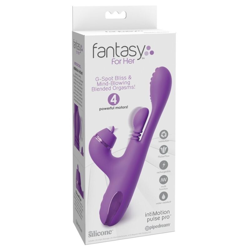Fantasy For Her – Intimotion Pulse Pro Vibe Rabbit 24,1 cm — PIPEDREAMS · Vibratori (immagine 8)