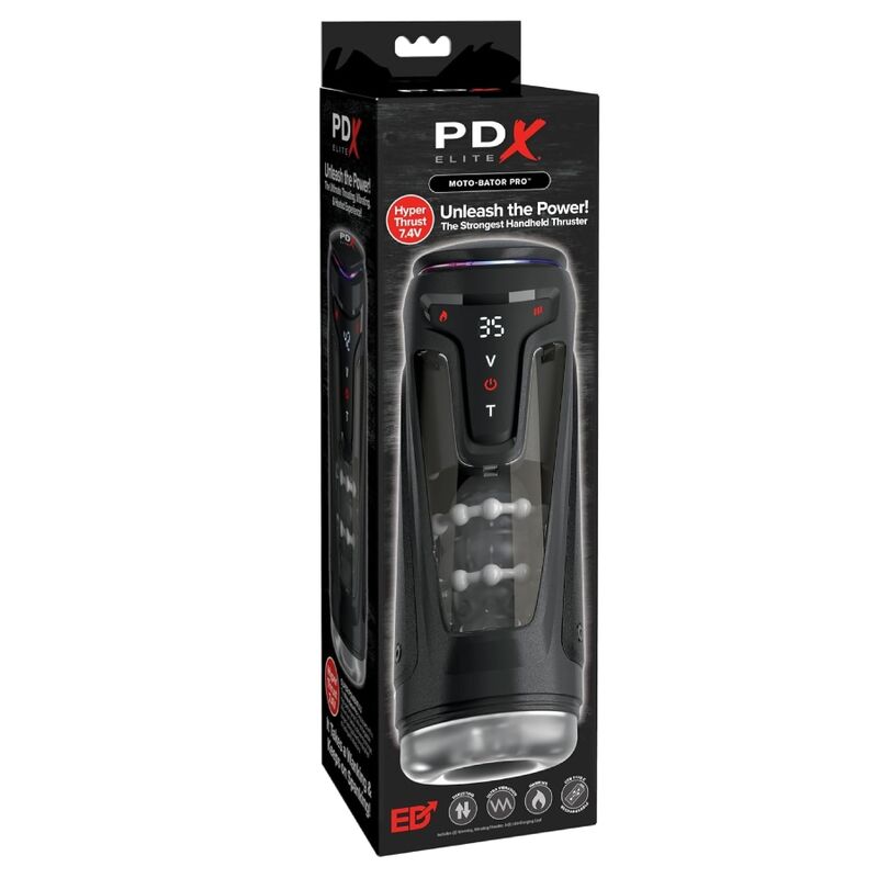 Pdx Elite-Moto-Bator Pro Thrusting Stroker Automatico Vibrazione