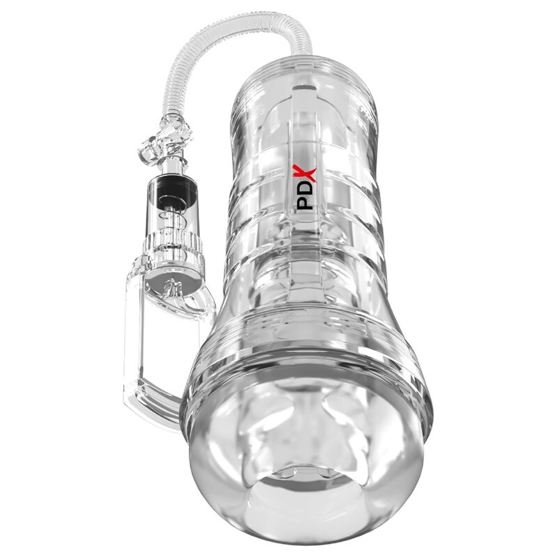 Pdx Elite-ViewTube Vac XXL Trasparente Stroker With Suction Pump