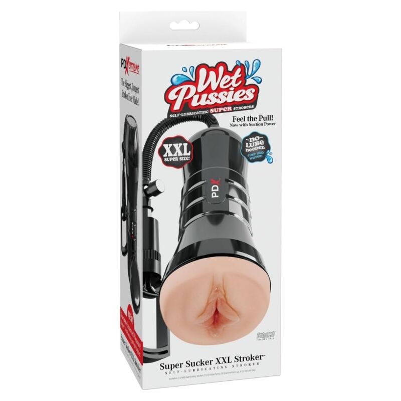 Pdx Extreme-Wet Pussies Super Sucker XXL Light Masturbatore Vagina 5 Pdx Extreme-Wet Pussies Super Sucker XXL Light Masturbatore Vagina — PIPEDREAMS · Anelli & Guaine per pene (imaginea 5)