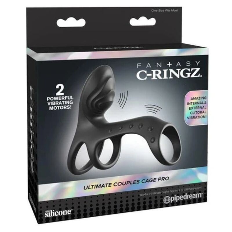 Fantasy C-ringz-Ultimate Coppie Cage Pro Vibrating Cock Ring — PIPEDREAMS · Anelli & Guaine per pene (immagine 3)