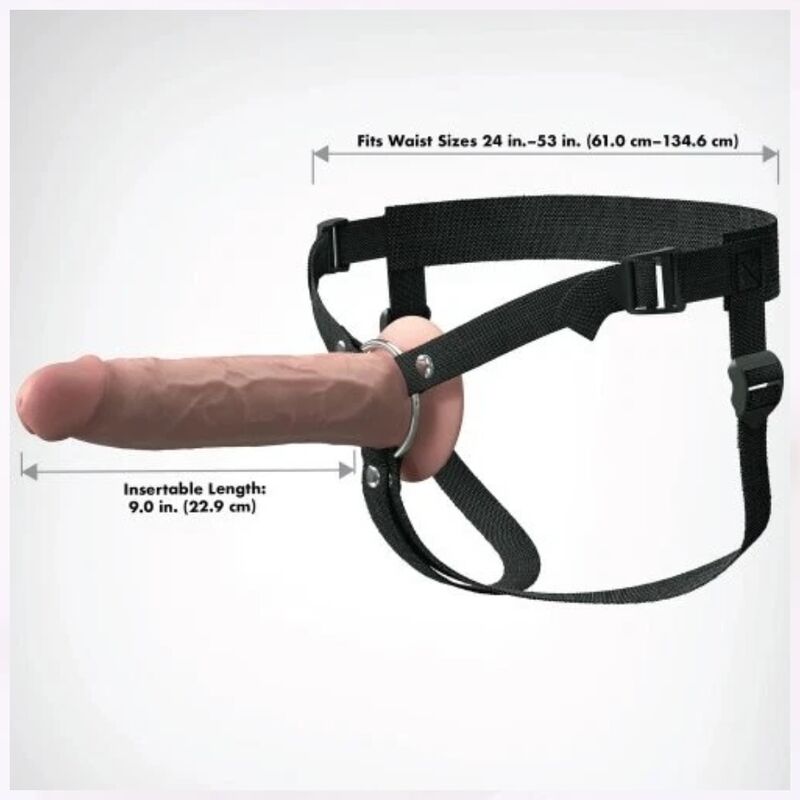 Fantasy X-tensioni-Elite Realistic Hollow Strap-On 24.1 cm 5 Fantasy X-tensioni-Elite Realistic Hollow Strap-On 24.1 cm — PIPEDREAMS · Strap-on & Imbracature (imaginea 5)