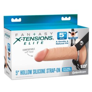 Fantasy X-tensioni Elite – Strap-On Realist Hollow in Silicone 12,7 cm