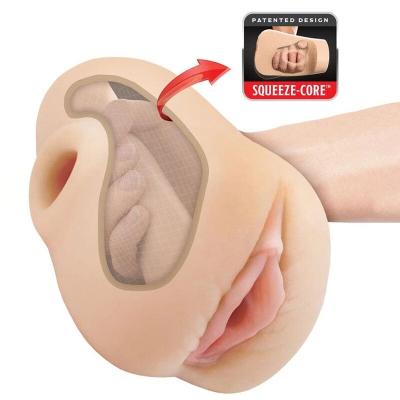 Pdx Plus+-Realistico Vagina Pussy Pounder Squeeze Stroker 18 cm 4 Pdx Plus+-Realistico Vagina Pussy Pounder Squeeze Stroker 18 cm — PIPEDREAMS · Masturbatori (imaginea 4)