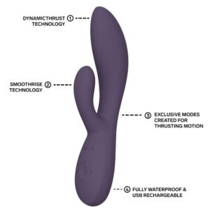 Lelo-Ina Thrust Rabbit Vibratore Silicone, Ricaricabile, App · Vibratori (immagine 6)