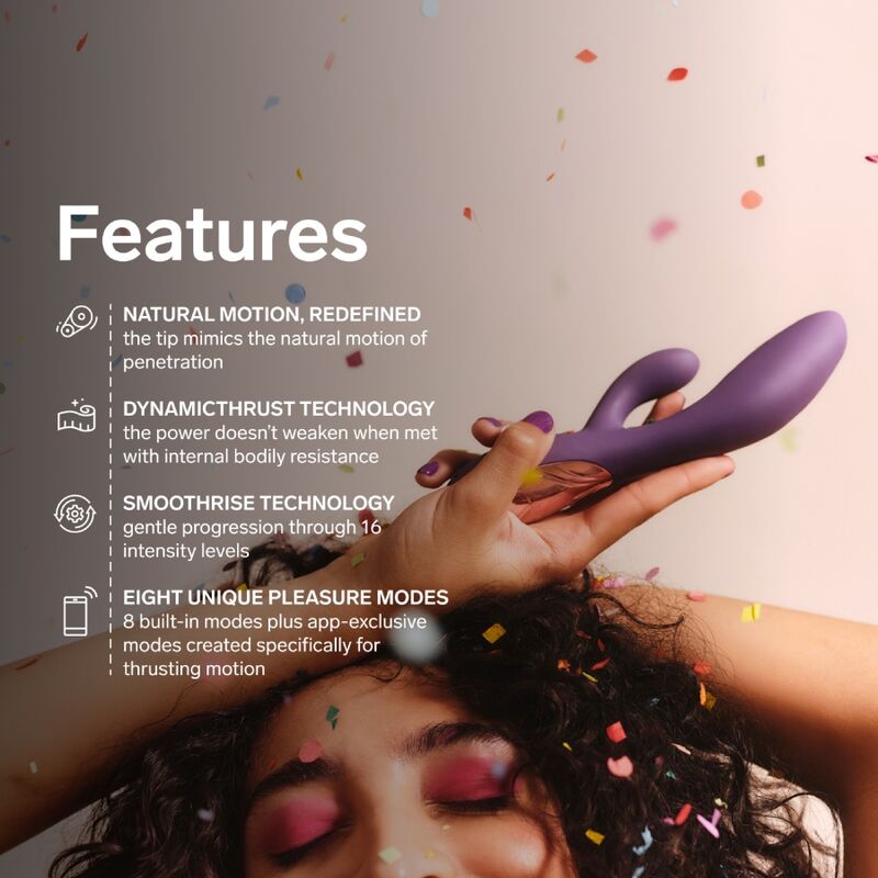 Lelo-Ina Thrust Rabbit Vibratore Silicone, Ricaricabile, App · Vibratori (immagine 8)