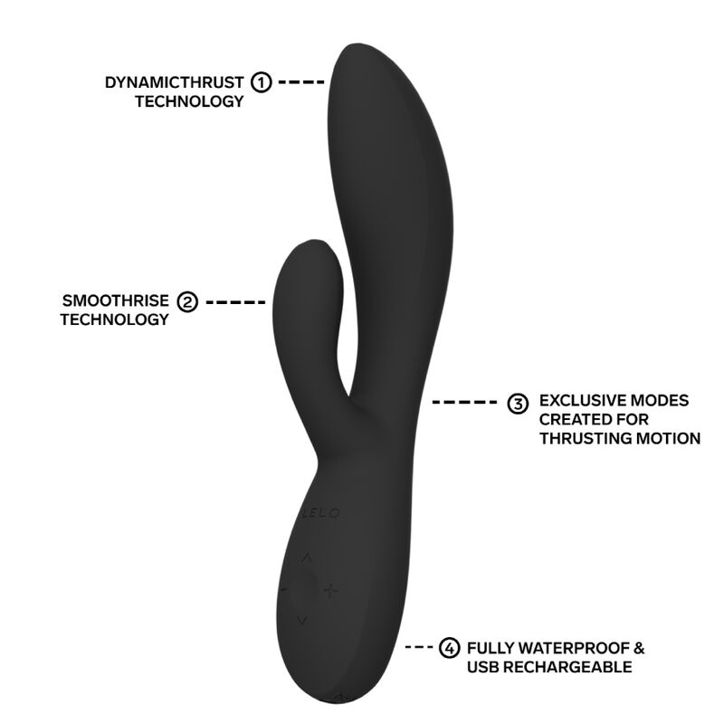 Lelo-Ina Thrust Rabbit Vibratore Silicone, Ricaricabile, App · Vibratori (immagine 18)