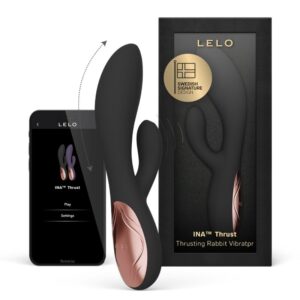 Lelo-Ina Thrust Rabbit Vibratore Silicone, Ricaricabile, App · Vibratori (immagine 11)