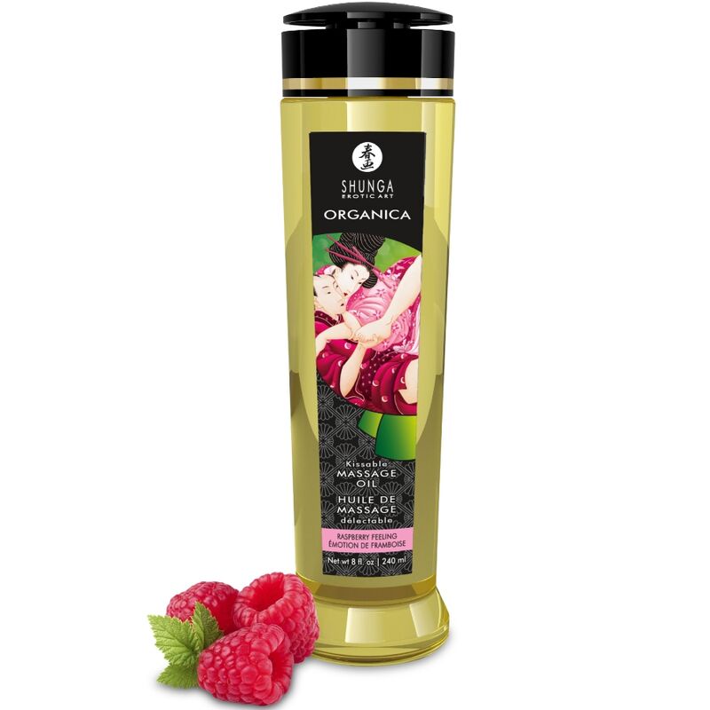Shunga Olio da Massaggio Biologico – Sapore di Lampone 240 ml 1 Shunga Olio da Massaggio Biologico – Sapore di Lampone 240 ml · Massaggio erotico