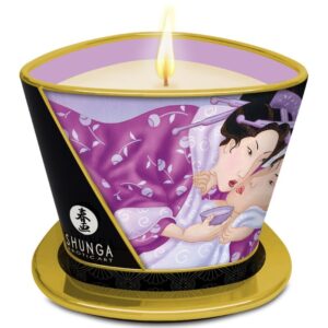 Shunga Candela Massaggio – Lavanda 170 ml · Massaggio erotico (immagine 3)