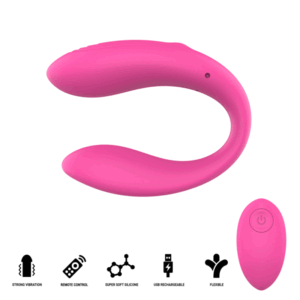 Intense-Nora Vibratore a Forma di U con Telecomando · Vibratori (immagine 8)