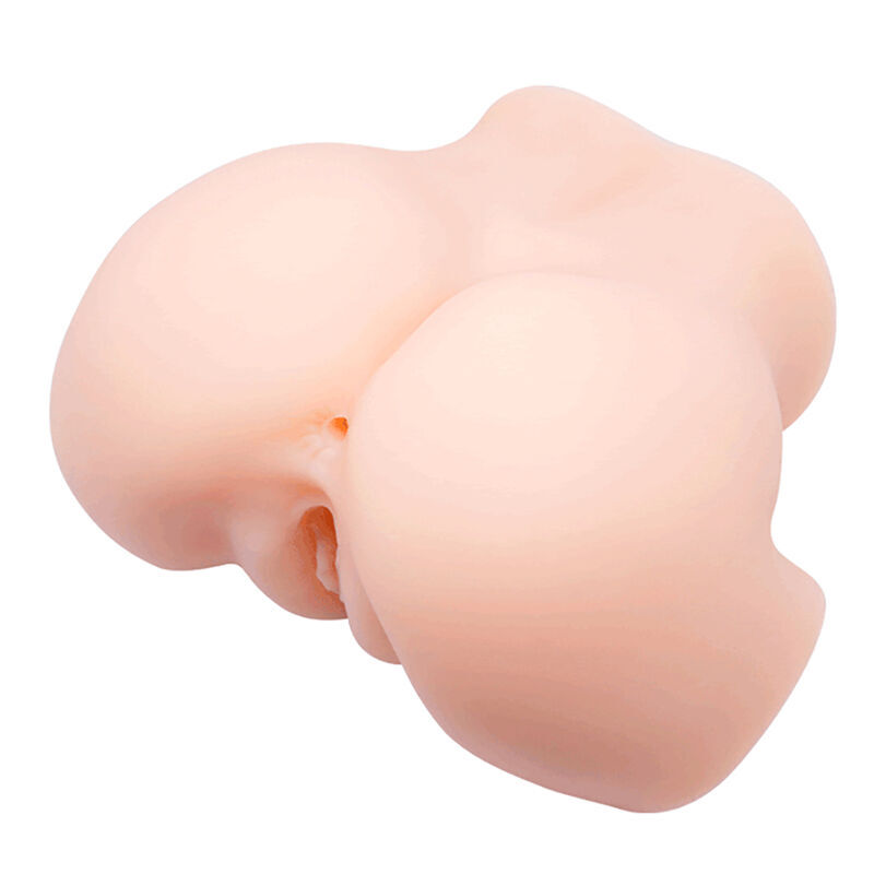 Crazy Bull-Vagina e Ano Realistico Vibrazione Doppio Telecomando · Masturbatori